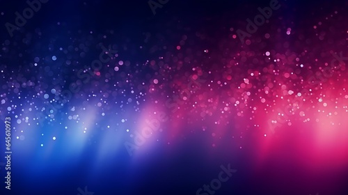 Dark blue violet purple magenta pink red abstract background for design. Color gradient, ombre. Bright light. Neon glow, shine template. Rough grain noise design wallpaper. generative AI photo