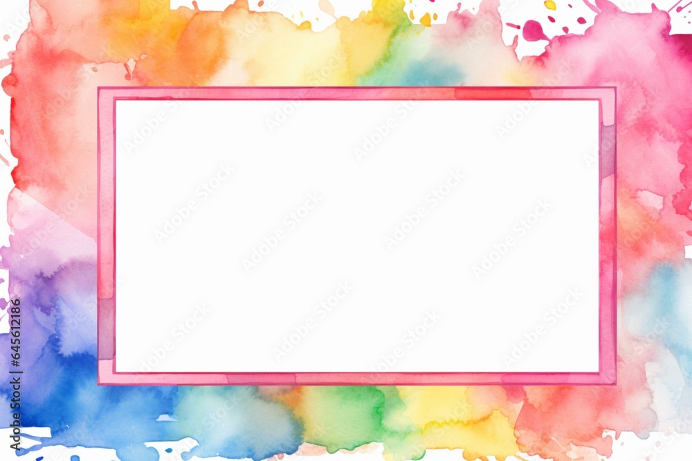   frame watercolor pastel background