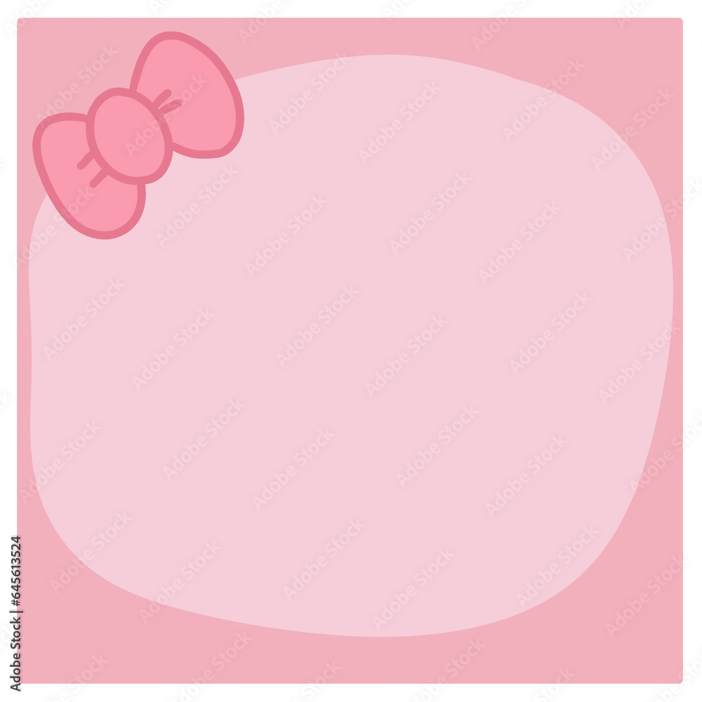 pink ribbon with frame pink ribbon with frame