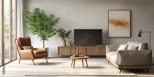 Modern scandinavian living room interior,   © Hafiz