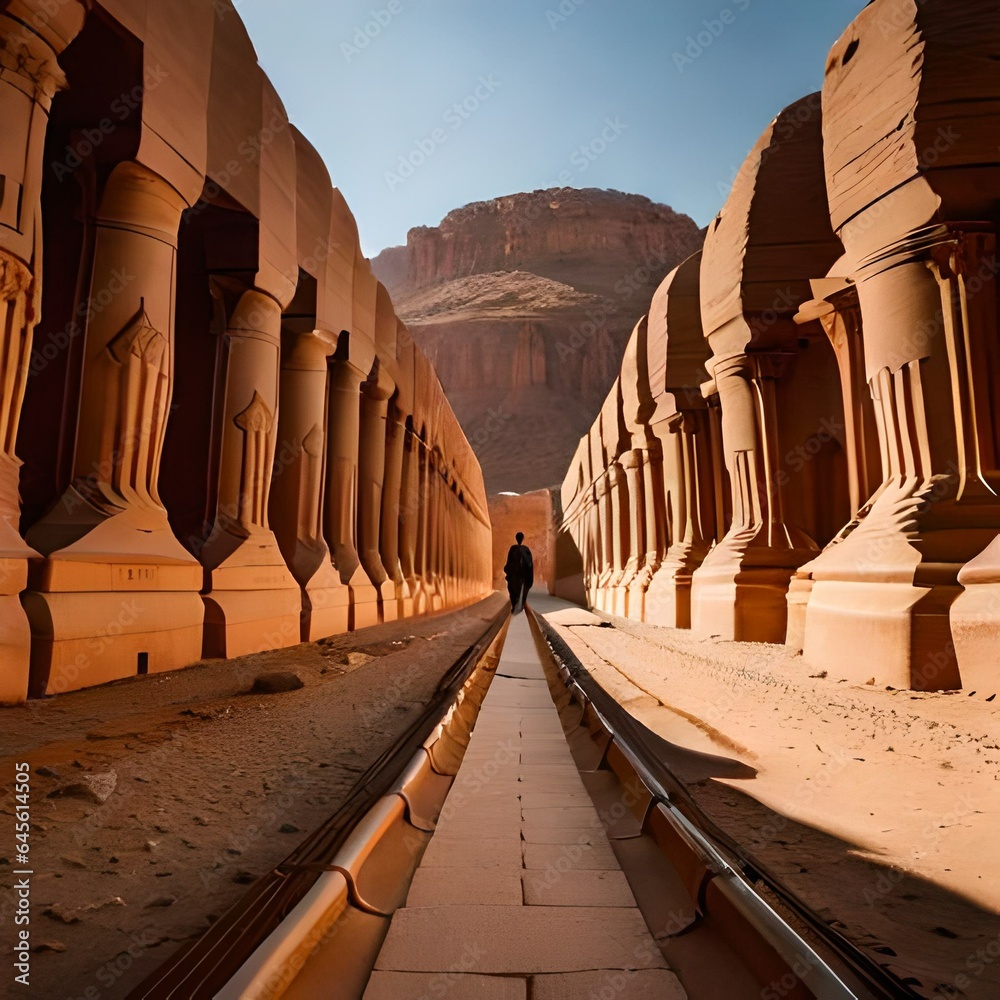 Φωτογραφία Al Ula, Saudi Arabia, 28 October 2022, old city Madain Saleh, on the incense route