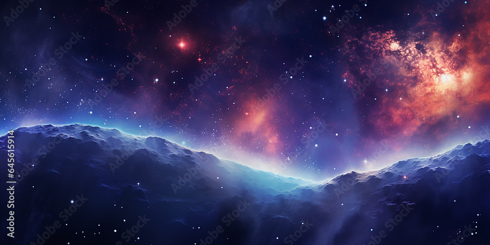 Weltall Landschaft KI Weltall Landschaft KI