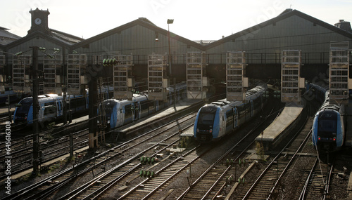 Εκτύπωση καμβά Paris - Gare Saint-Lazare - île-de-france Mobilités