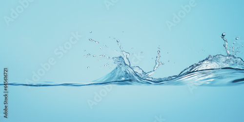 Purity transparency water splashing 