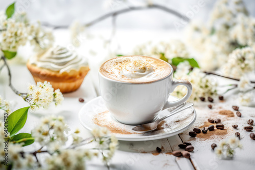 cup of coffee with whipped cream