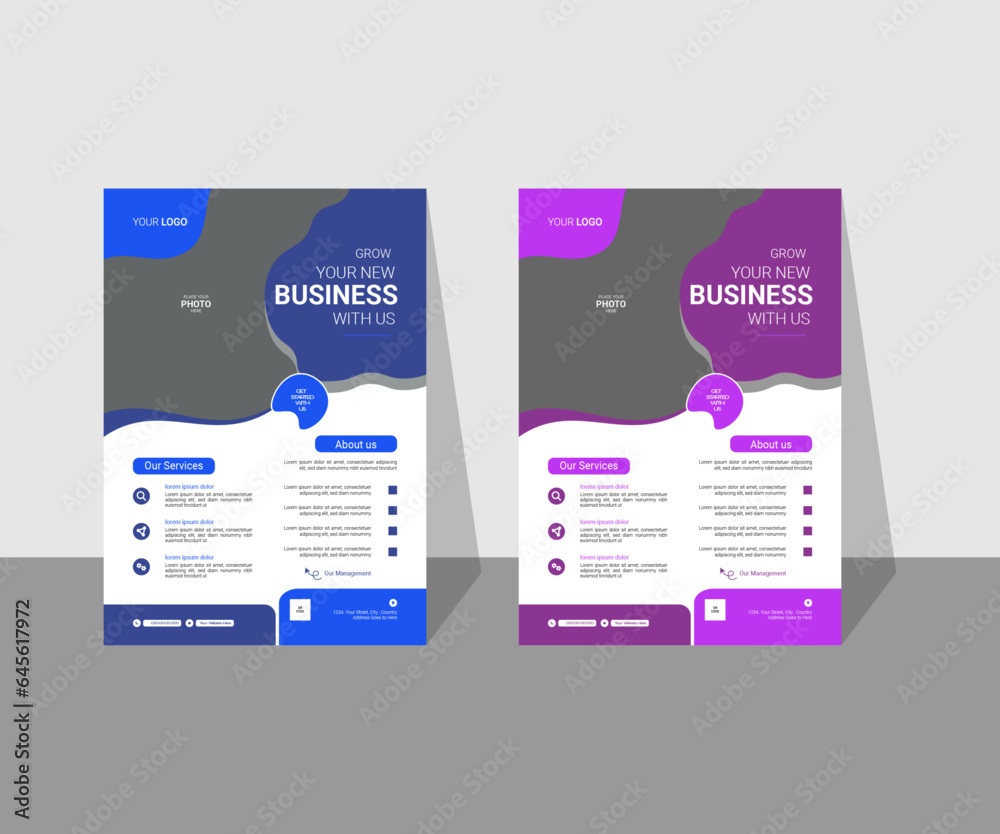Corporate business Flyer template design Corporate business Flyer template design