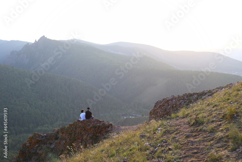 Chuya Highway - road connecting Russia and Mongolia photo