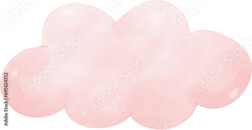 cute  baby shower girl pink cloud