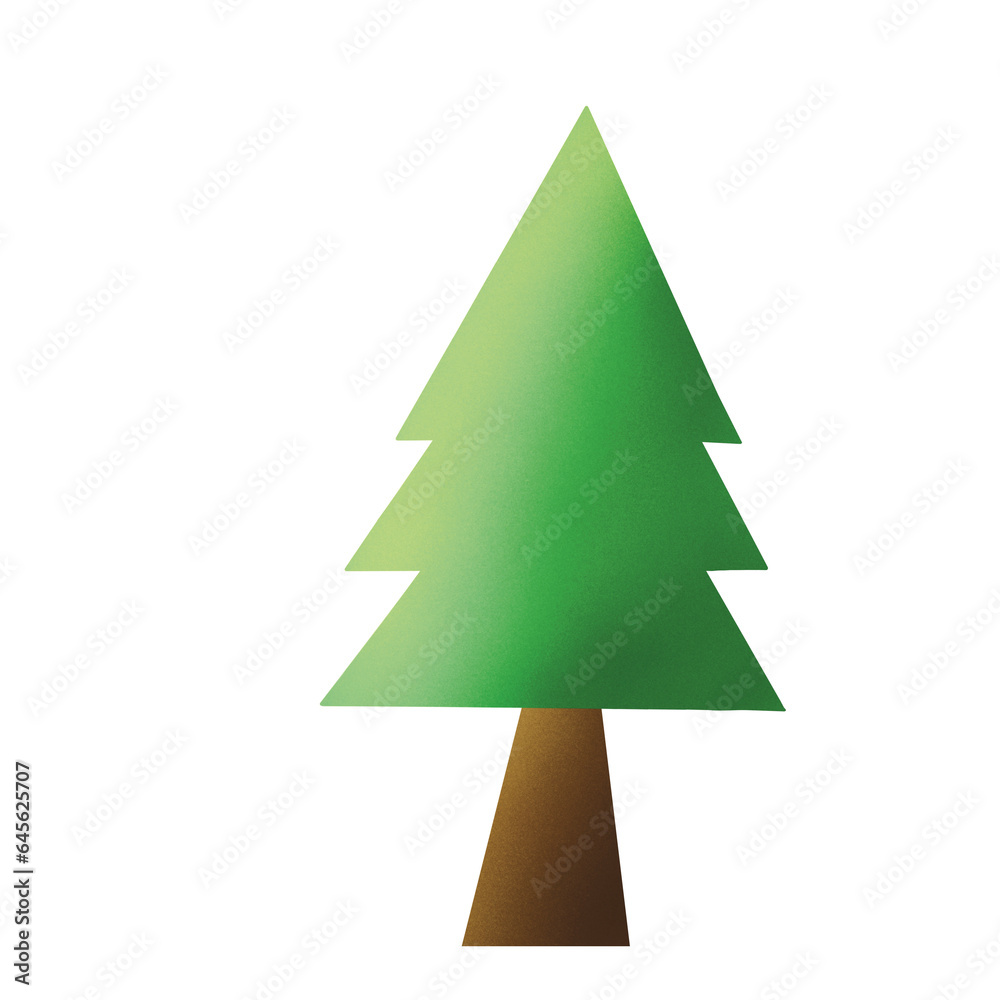 Fototapeta premium green christmas tree