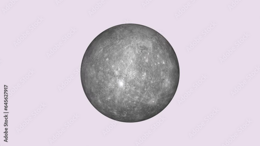 Mercury planet seen from space Mercury planet seen from space
