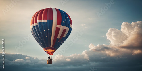 Patrioticthemed hot air ballon  photo