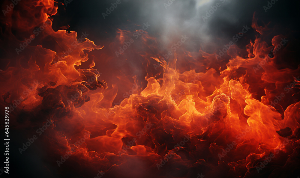 Fire embers particles over black background. Fire sparks background ...
