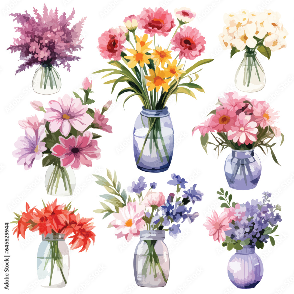 Obraz premium Flowers in the vase