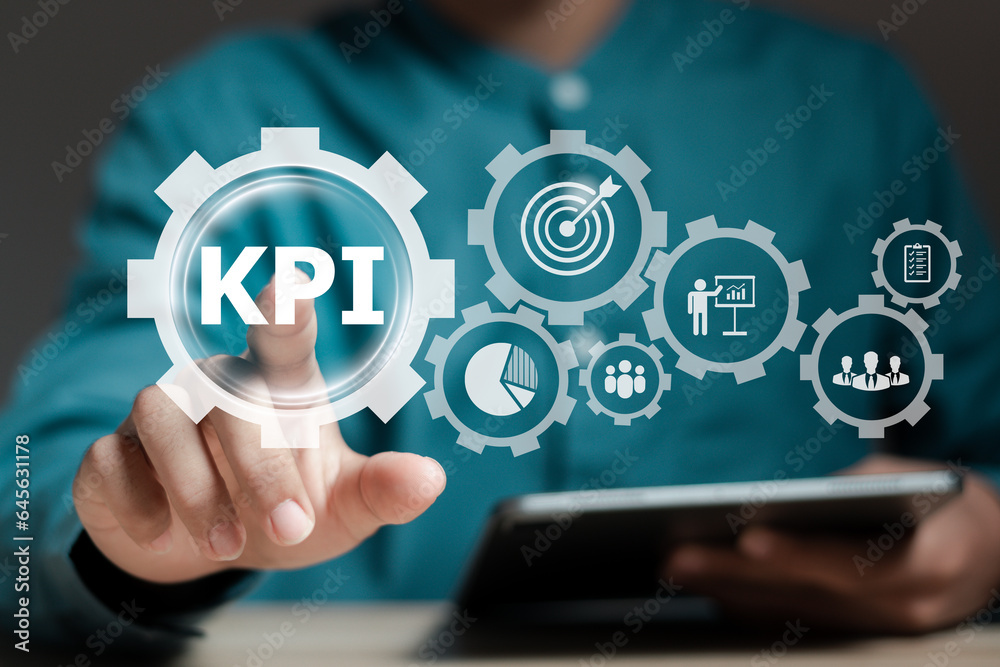 KPI Business Performance Indicators, business analytics with charts, metrics and KPI to analyze performance and create insightful reports. KPI Business Performance Indicators, business analytics with charts, metrics and KPI to analyze performance and create insightful reports.