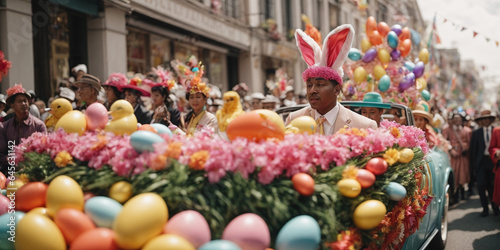 Vibrant Easter parade