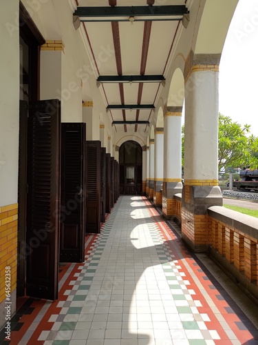 Hallway to a museum