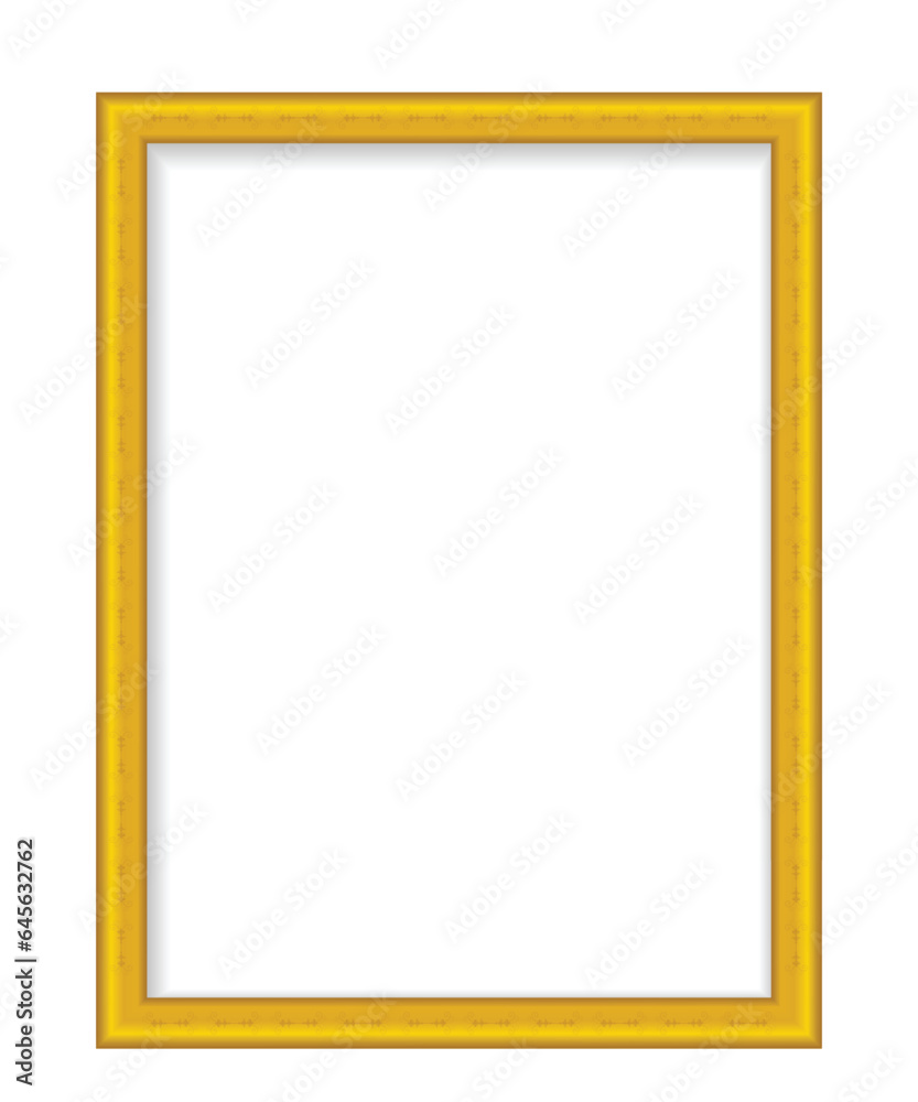 gold frame isolated on white isolated vector gold frame isolated on white isolated vector