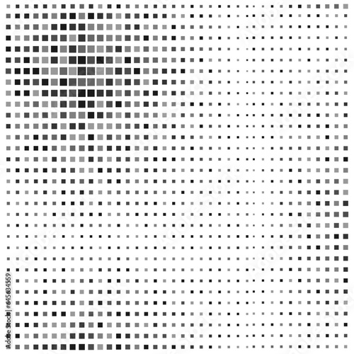 Gray abstract halftone pixel pattern art vector illustration background design