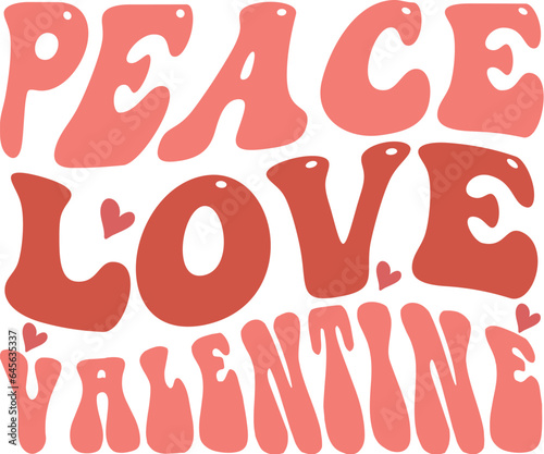 peach love valentine