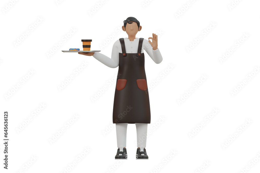 Coffee Shop 3d Illustration Coffee Shop 3d Illustration
