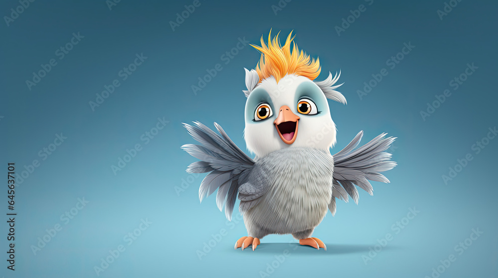 3D Render of a cartoon owl 3D Render of a cartoon owl