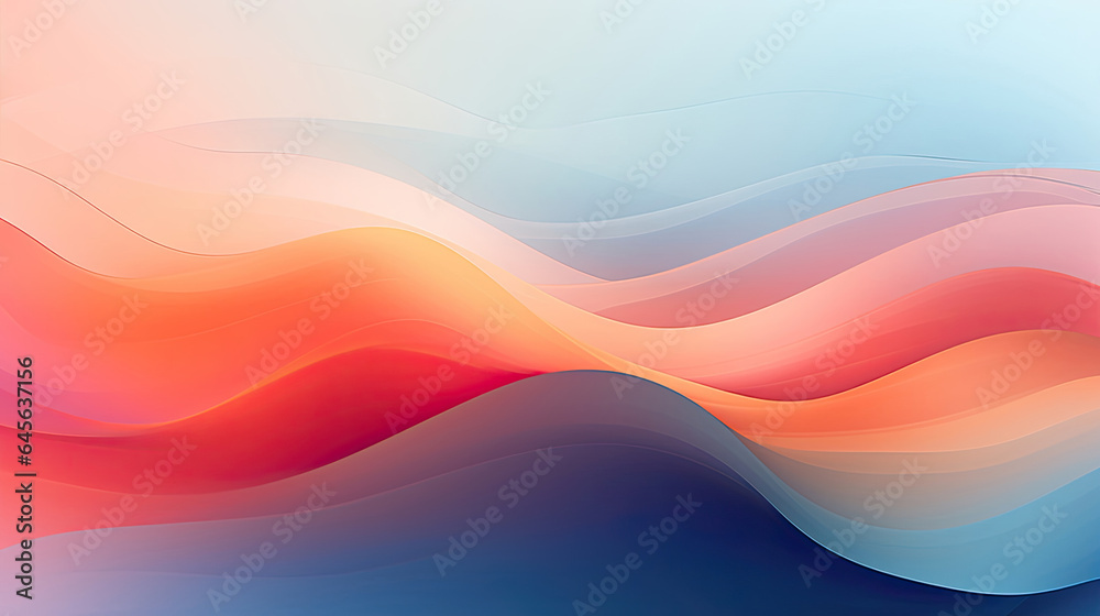 Fototapeta premium abstract colorful wave background