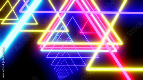 Abstract background multico...