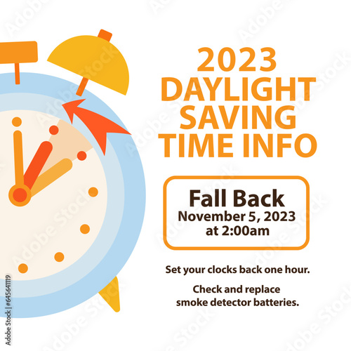 Leinwand Poster clock, daylight, saving, time, 2023, 5, fall, back, november, one, hour, change,