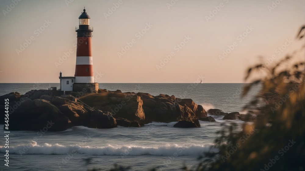 Obraz premium lighthouse on the coast