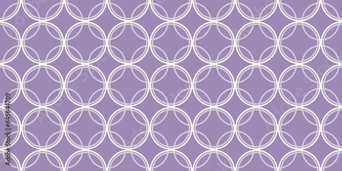 Seamless overlapping circle pattern illustration