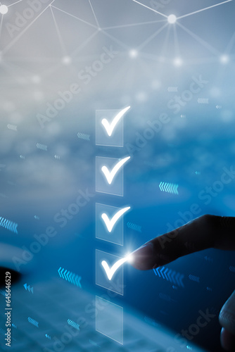 фотографія check, approve, answer, business, list, feedback, agreements, questionnaire, che