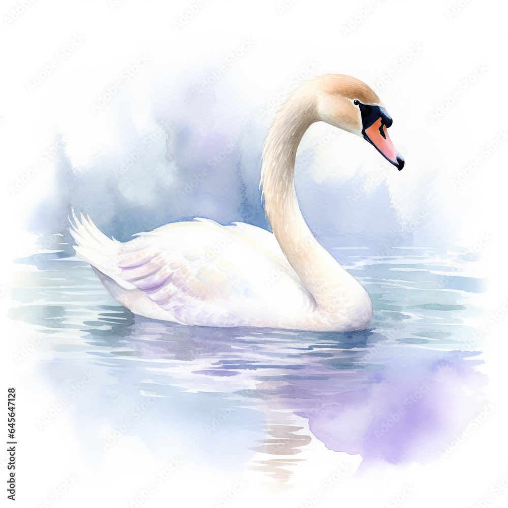 Fototapeta premium Swan artwork
