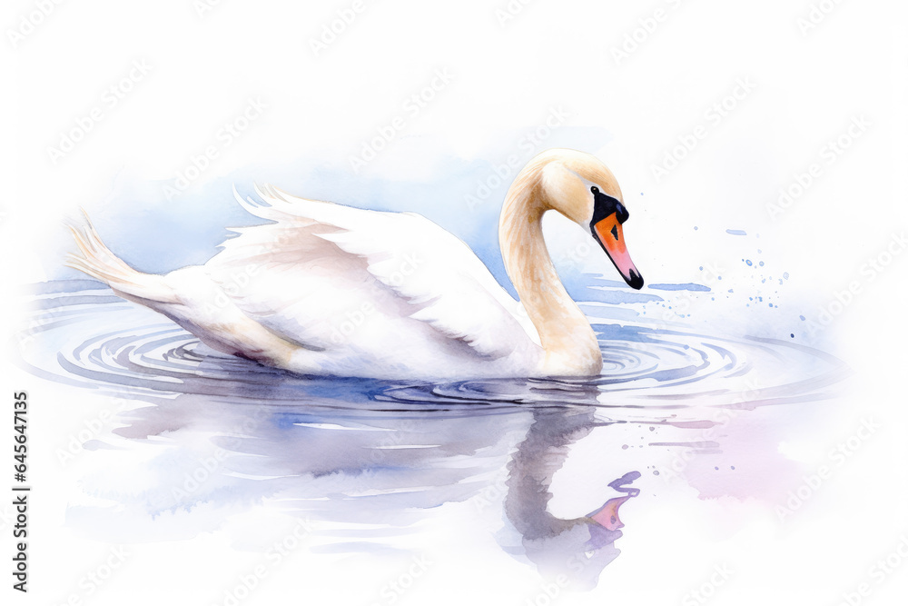 Fototapeta premium Swan artwork