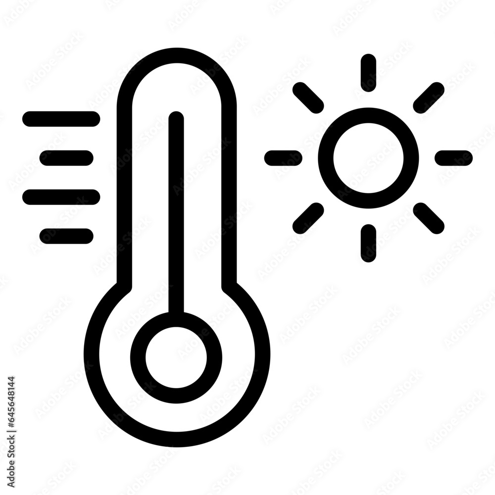 Thermometer Vector Icon Design Illustration Thermometer Vector Icon Design Illustration