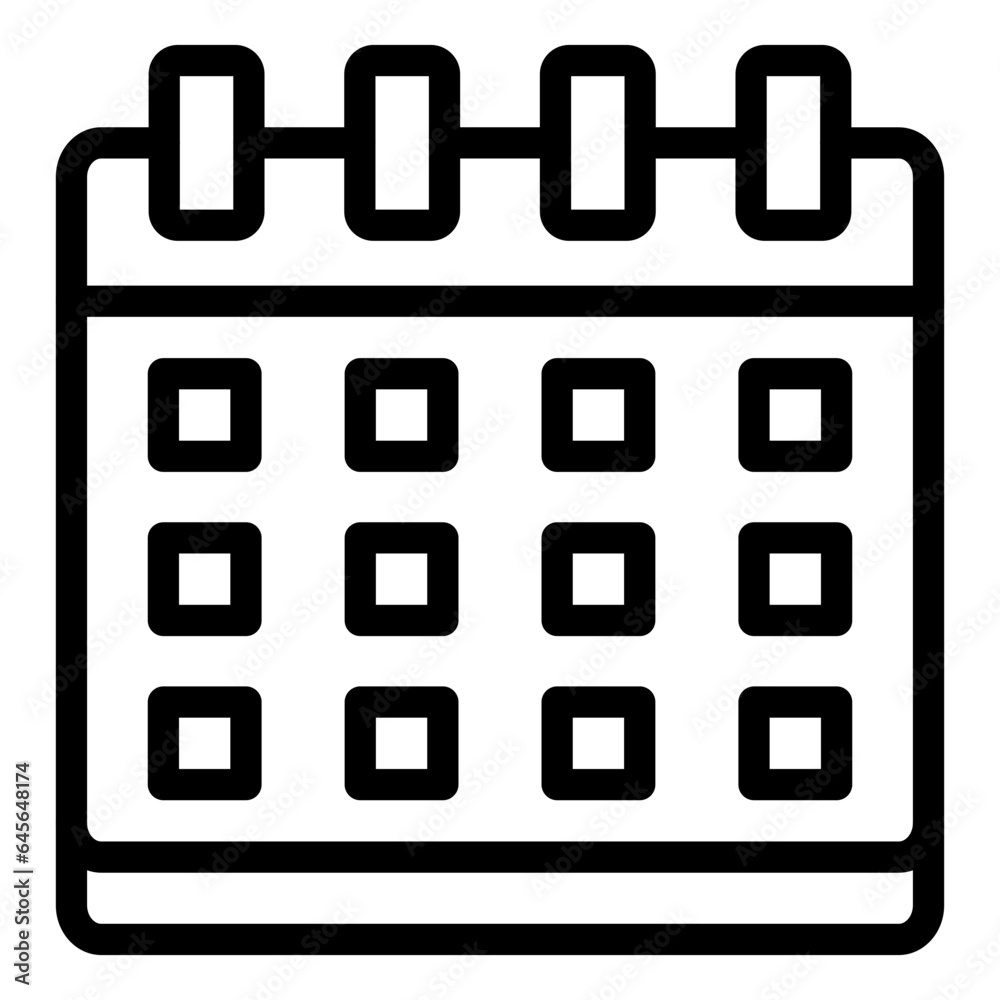 Calendar Vector Icon Design Illustration Calendar Vector Icon Design Illustration