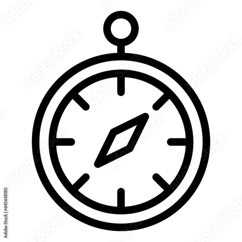 Chronometer Vector Icon Design Illustration