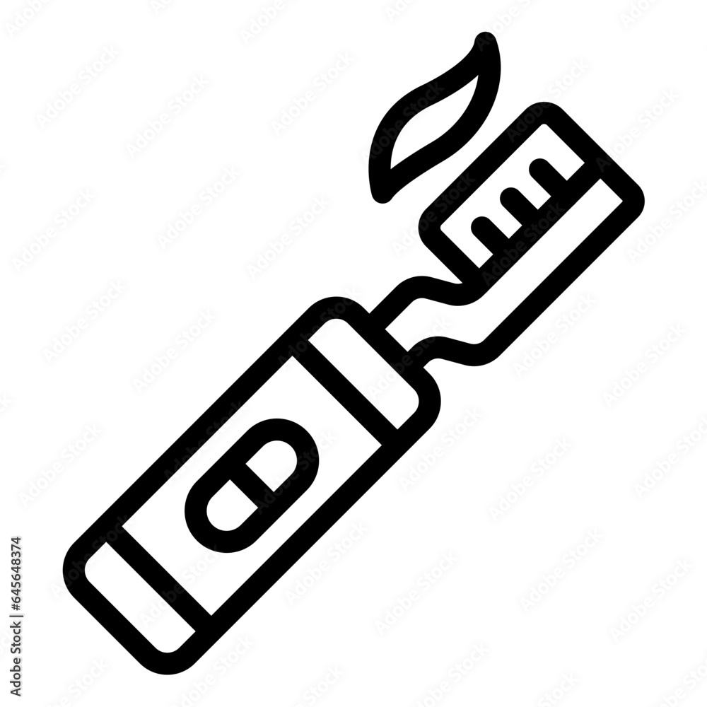 Electric Toothbrush Vector Icon Design Illustration Electric Toothbrush Vector Icon Design Illustration
