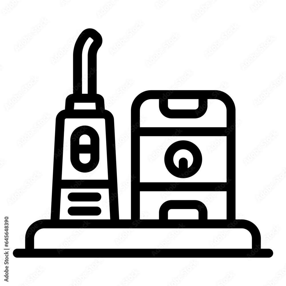 Dental Irrigator Vector Icon Design Illustration Dental Irrigator Vector Icon Design Illustration
