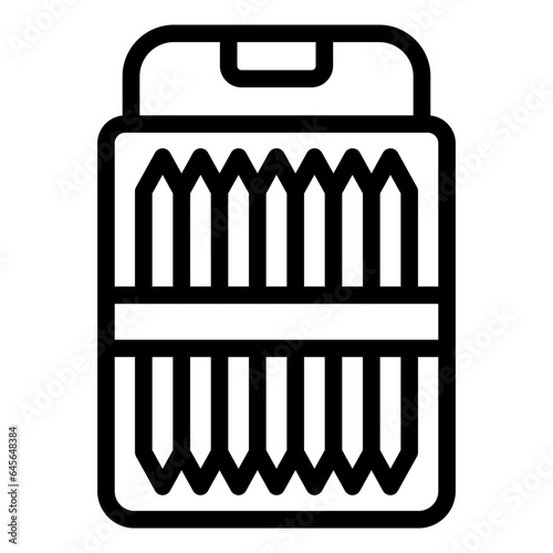 Toothpick Vector Icon Design Illustration