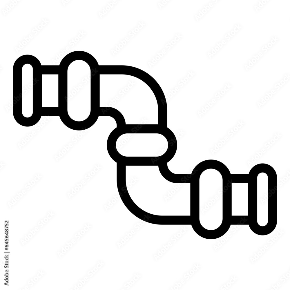 Pipe Variant Vector Icon Design Illustration Pipe Variant Vector Icon Design Illustration