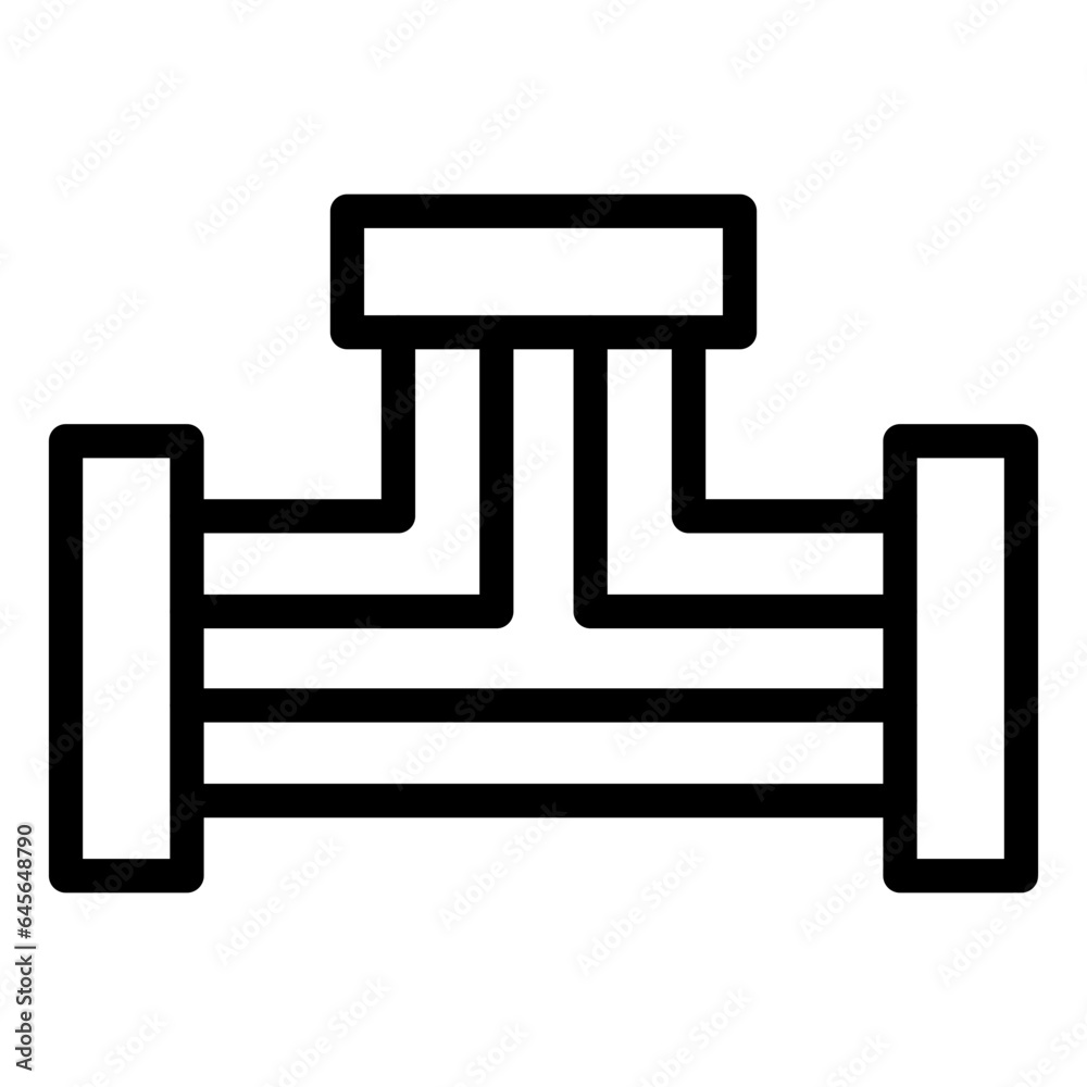 Pipe Variant Vector Icon Design Illustration Pipe Variant Vector Icon Design Illustration