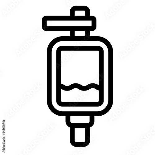 Urinal Vector Icon Design Illustration