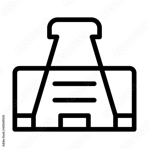 Clip Vector Icon Design Illustration