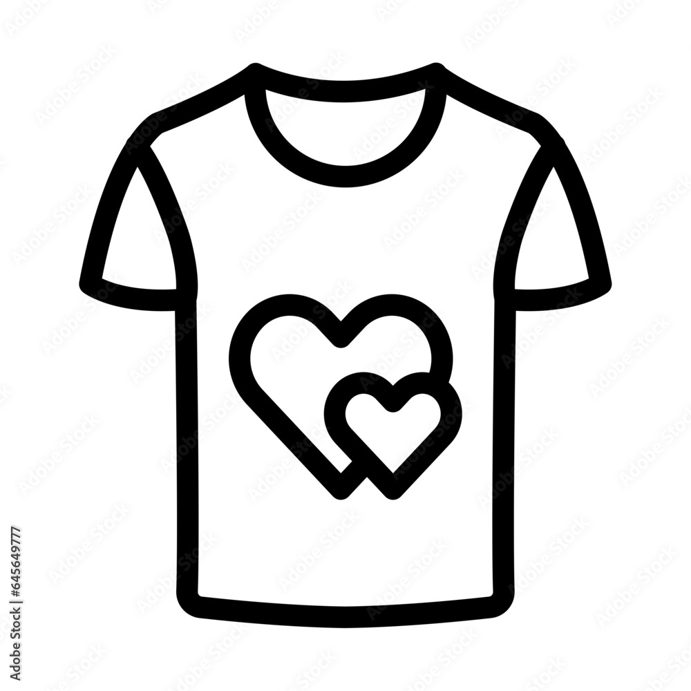 Tshirt Vector Icon Design Illustration Tshirt Vector Icon Design Illustration