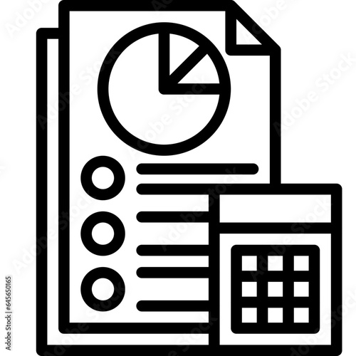 Accounting Vector Icon Design Illustration