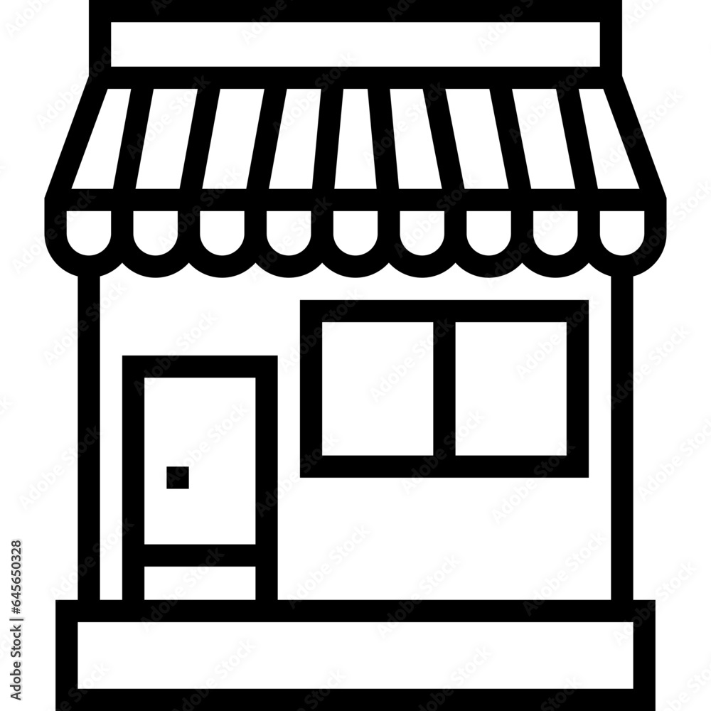 Store Vector Icon Design Illustration