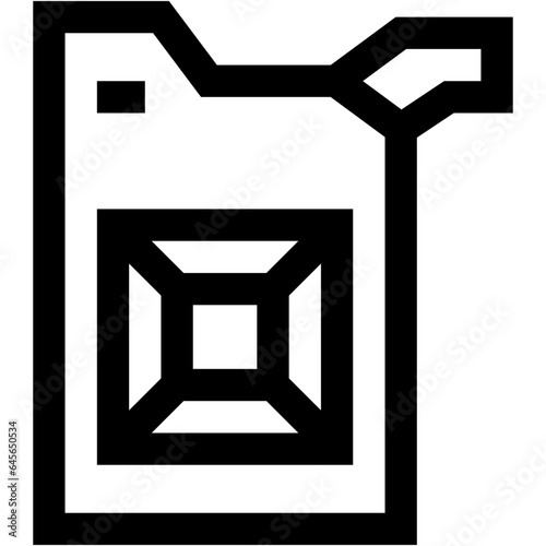 Kerosene Can Vector Icon Design Illustration