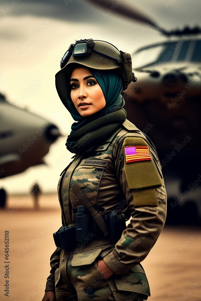 Woman in uniform