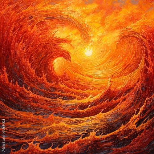 Waves of fire 