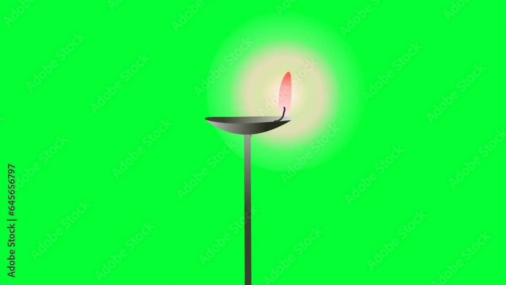 candle light background and 2d animation, candlelight burning, wax, flame, candlestick, green screen candle light background and 2d animation, candlelight burning, wax, flame, candlestick, green screen